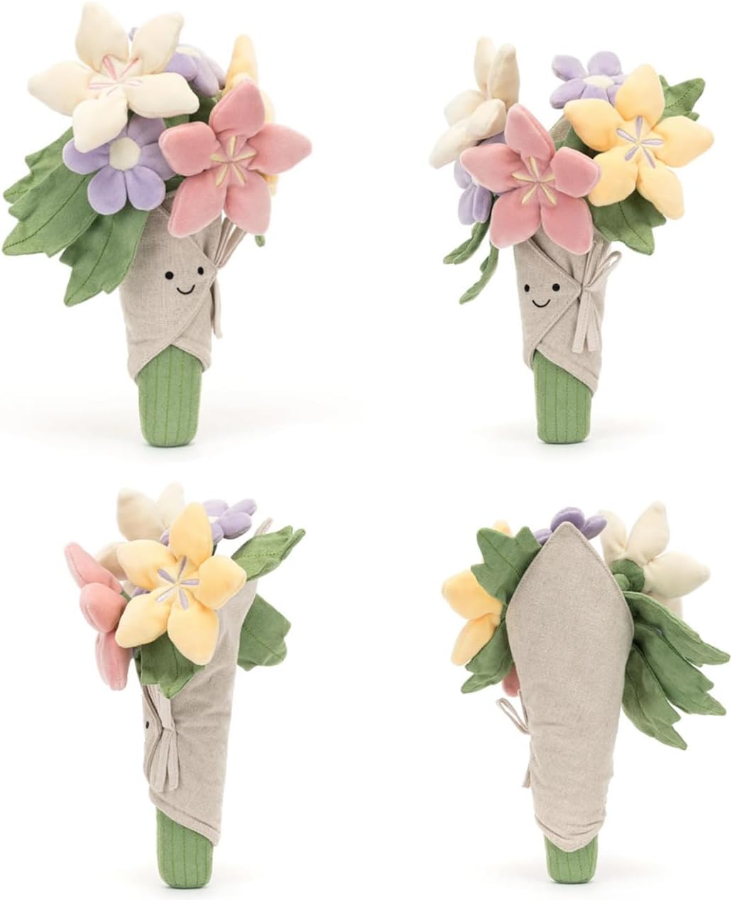 Bouquet of Flowers Plush Plant Flowers Stuffed Plant Plushie Doll Gifts for Kids Valentines Day Girlfriend Birthday Christmas Mother's Day